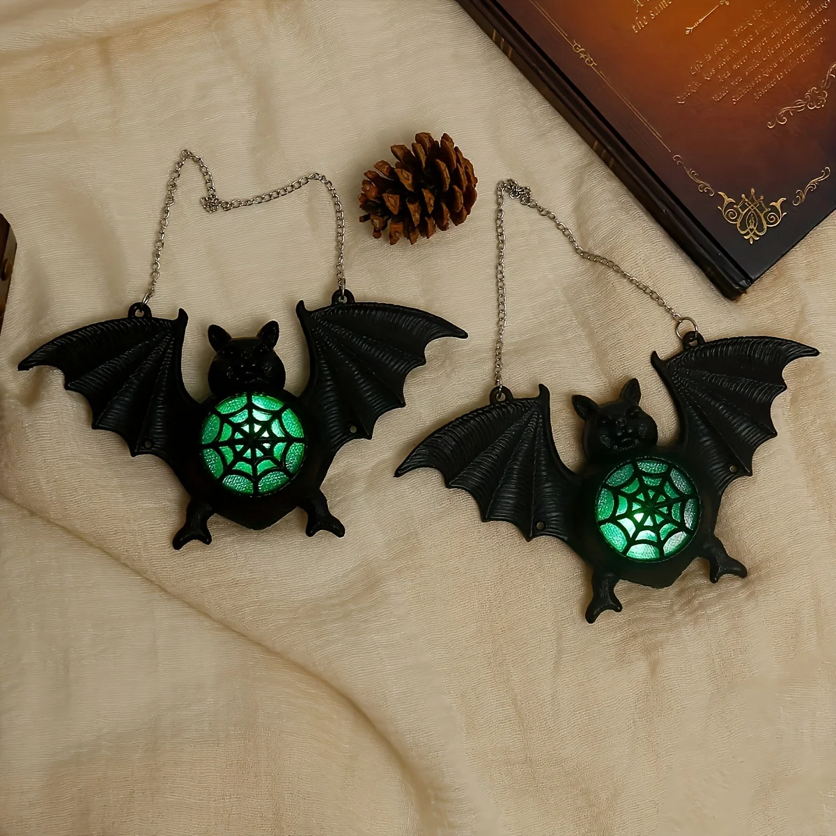 Novedosas Luces LED de noche de murciélago Halloween
