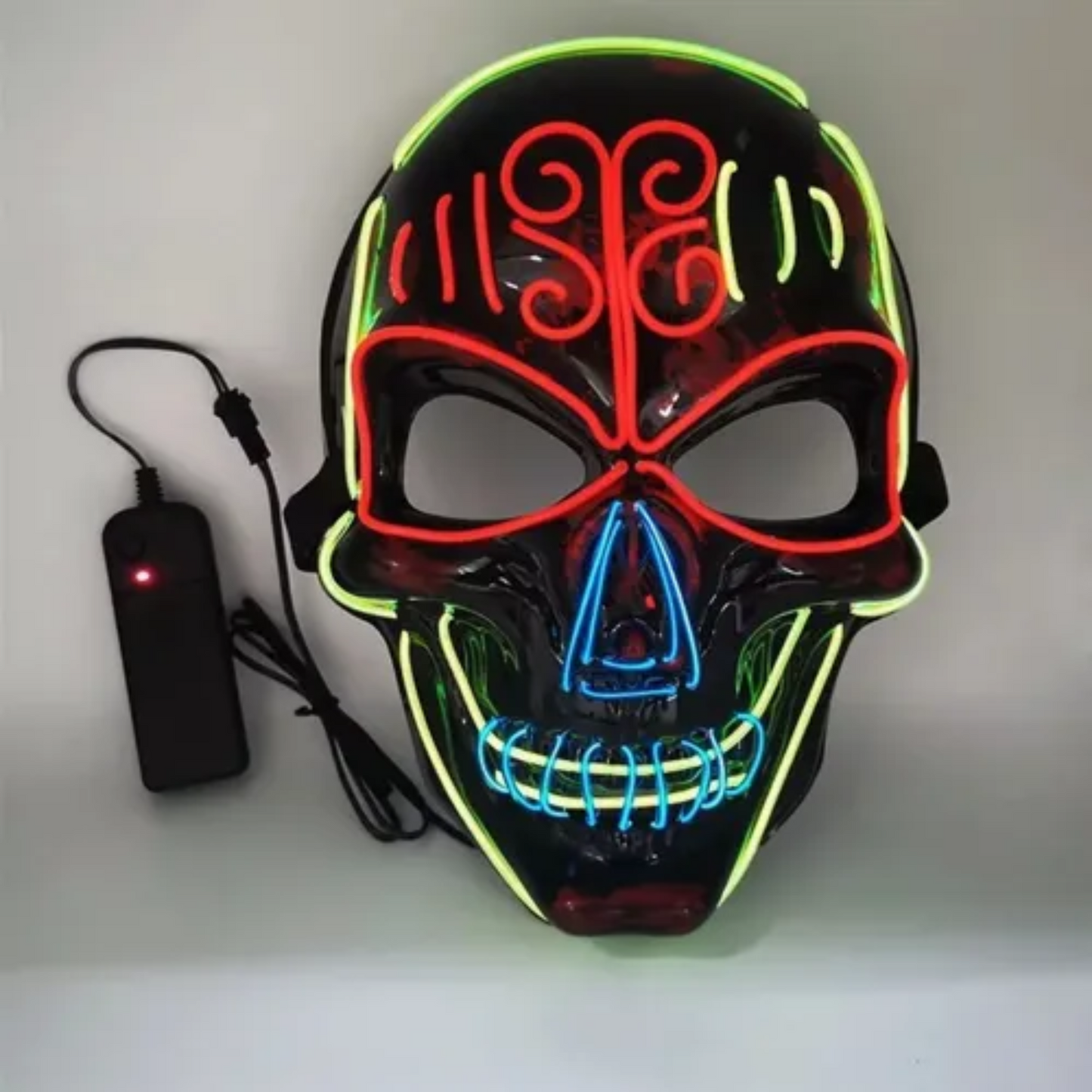 Máscara Catrina Calavera con Luz Led