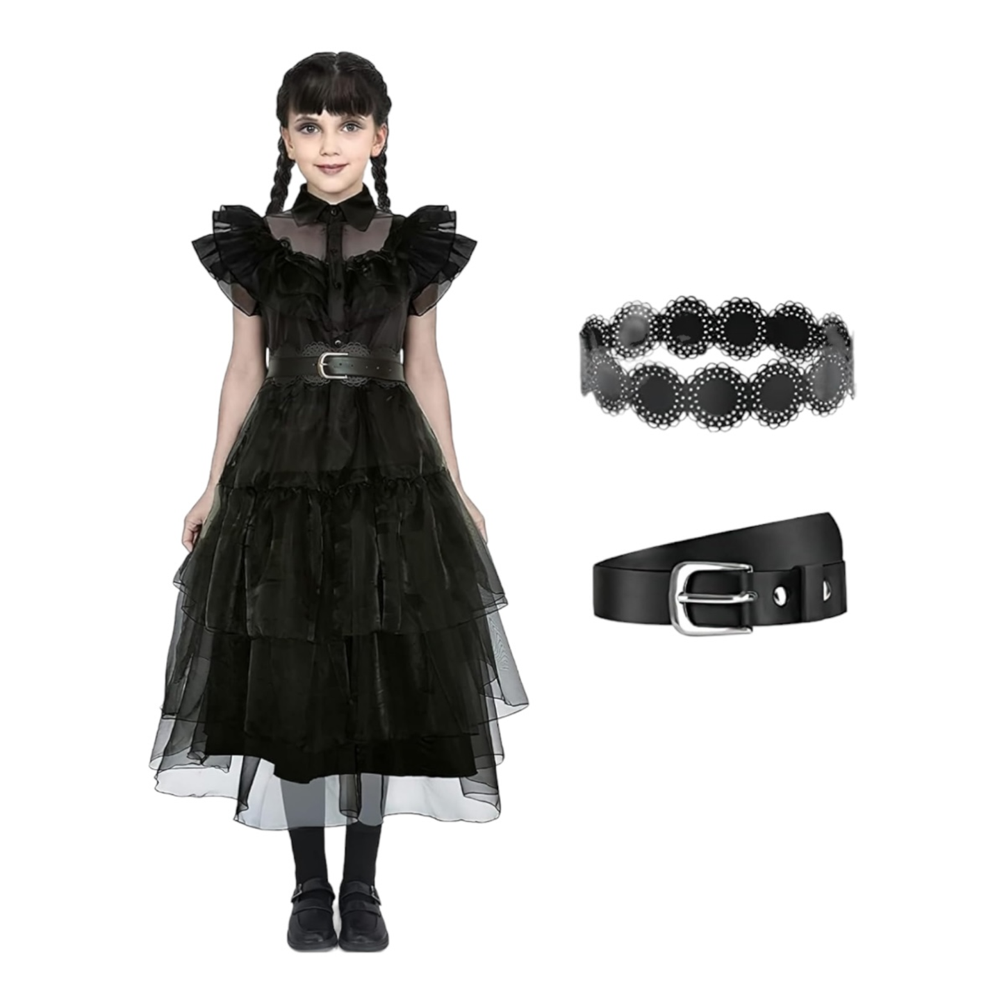 Disfraz Vestido de Baile Escolar Merlina