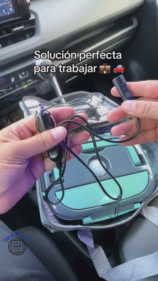 Lonchera Eléctrica Portátil acero